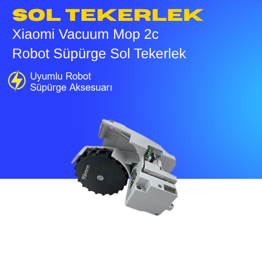 Xiaomi Vacuum Mop 2c Sol Tekerlek