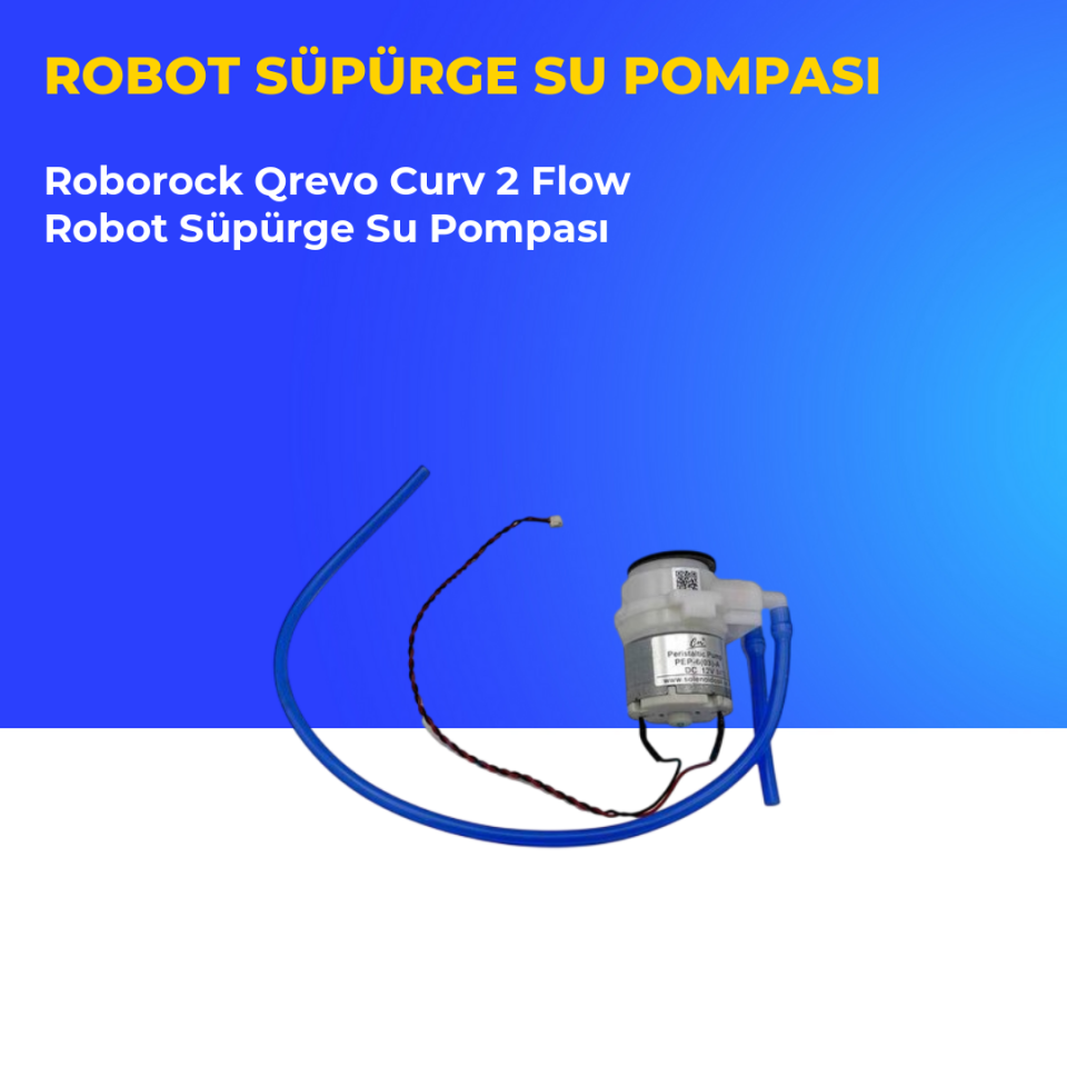 Roborock Qrevo Curv 2 Flow Robot Süpürge Su Pompası
