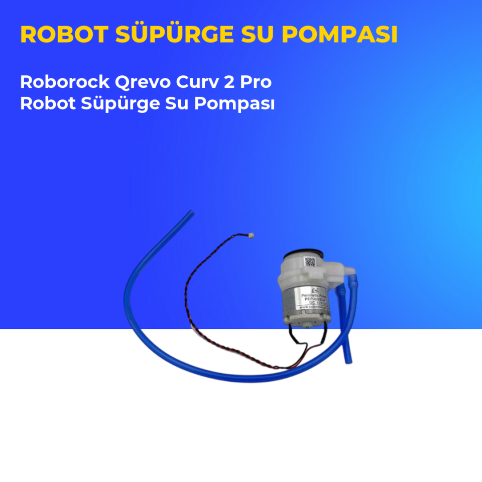 Roborock Qrevo Curv 2 Pro Robot Süpürge Su Pompası