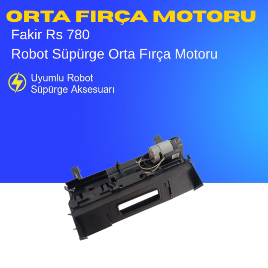 Fakir Rs 780 Uyumlu Orta Fırça Motoru