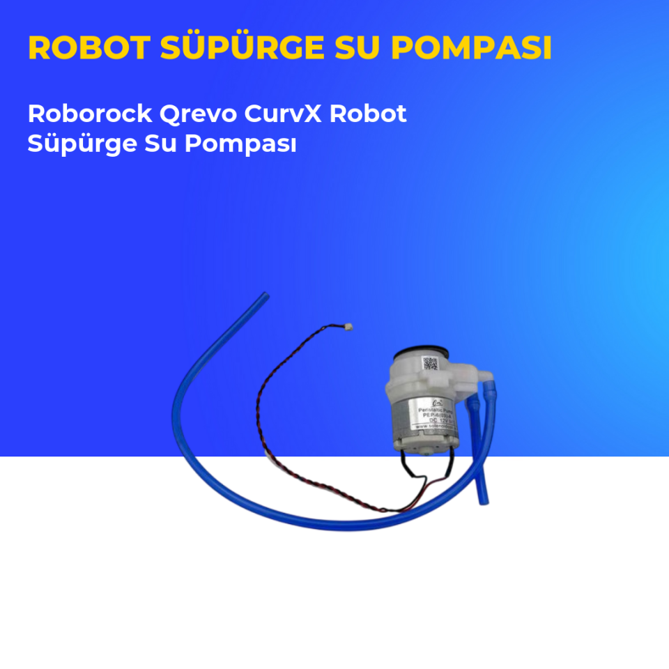 Roborock Qrevo CurvX Robot Süpürge Su Pompası