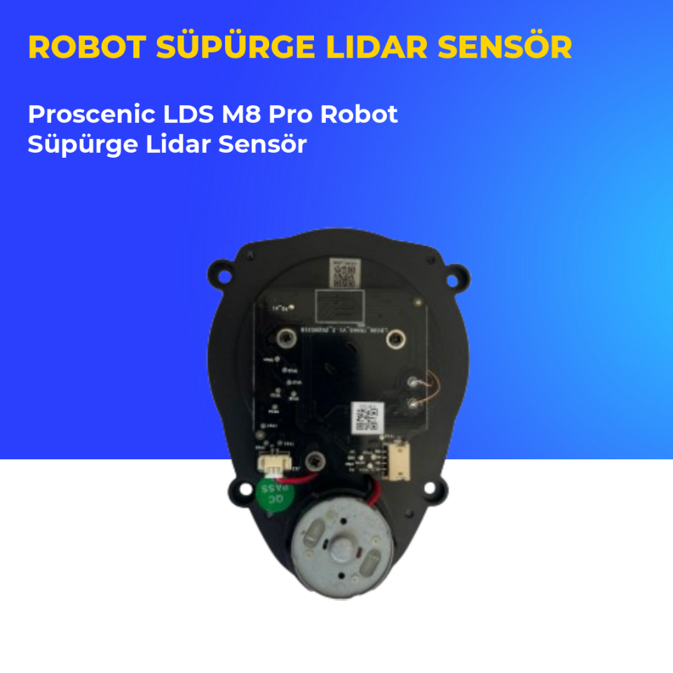 Proscenic LDS M8 Pro Robot Süpürge Lidar Sensör