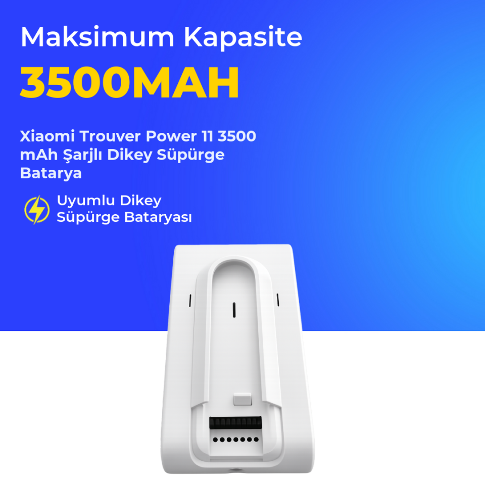 Xiaomi Trouver Power 11 3500 Mah Şarjlı Dikey Süpürge Bataryası