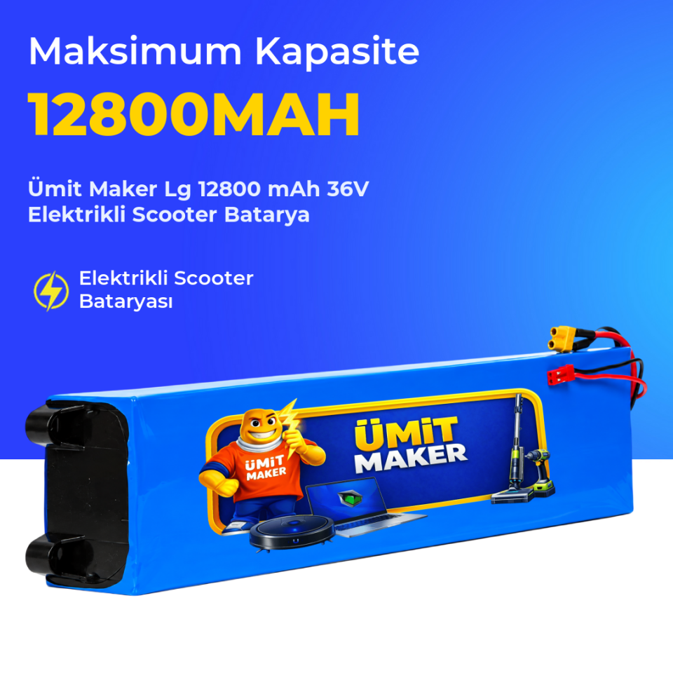 Lg 12800 mAh 36V Elektrikli Scooter Batarya