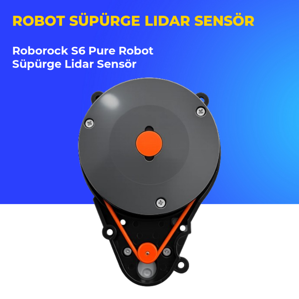 Roborock S6 Pure Robot Süpürge Lidar Sensör