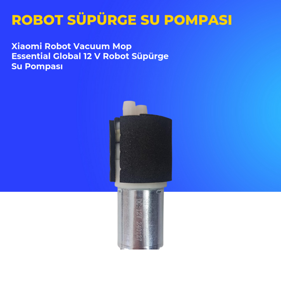 Xiaomi Robot Vacuum Mop Essential Global 12 V Robot Süpürge Su Pompası