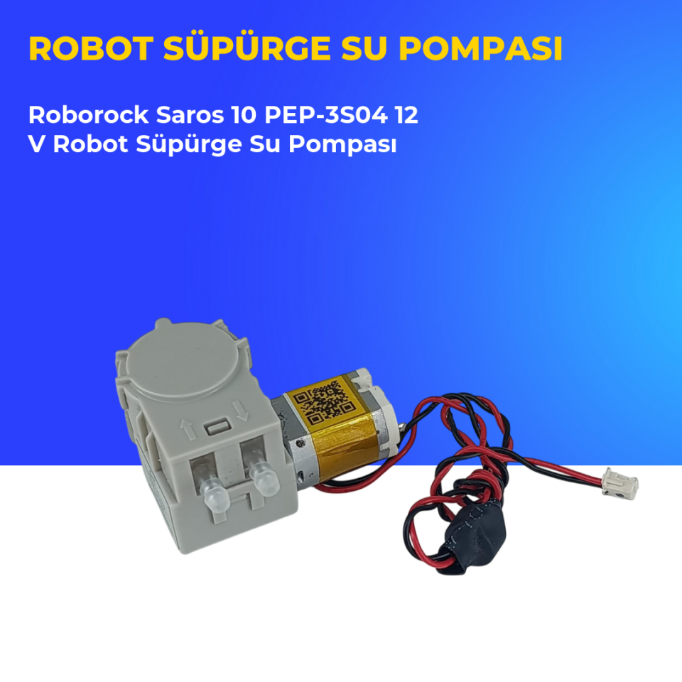 Roborock Saros 10 PEP-3S04 12 V Robot Süpürge Su Pompası