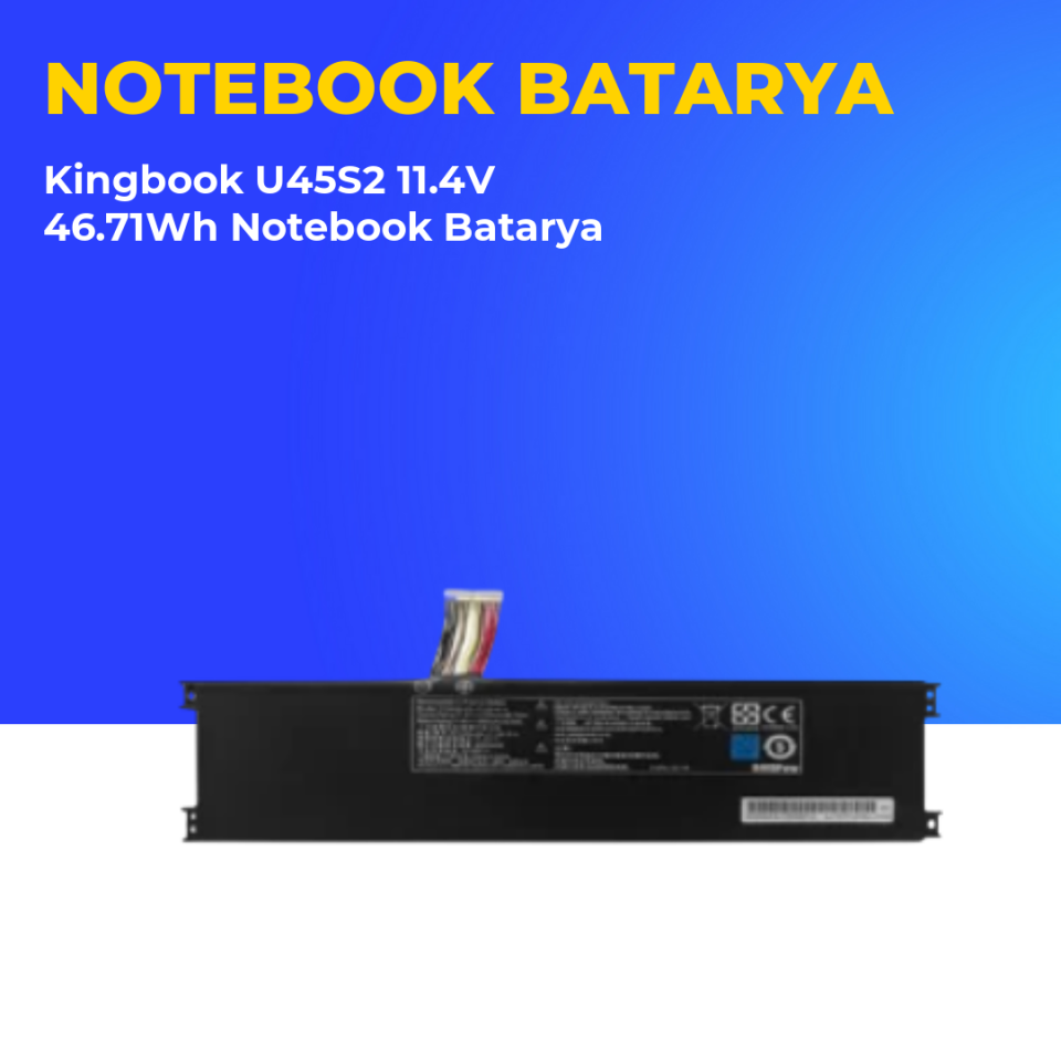 Kingbook U45S2 11.4V 46.71Wh Notebook Batarya