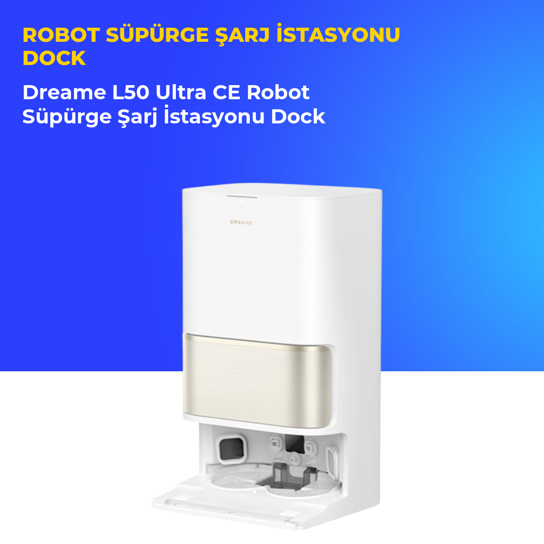 Dreame L50 Ultra CE Robot Süpürge Şarj İstasyonu Dock