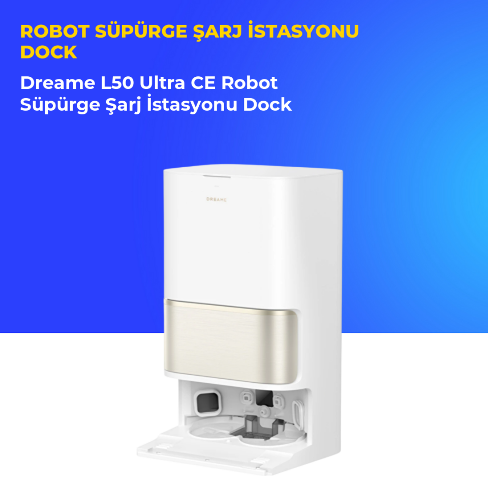 Dreame L50 Ultra CE Robot Süpürge Şarj İstasyonu Dock