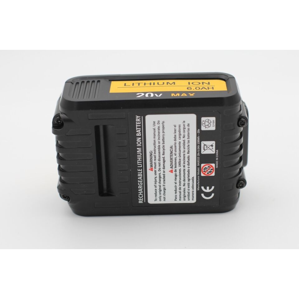 Dewalt Matkap  6.0Ah 18V  Batarya – Orjinal Uyumlu Uzun Ömürlü, Yüksek Performans Pil