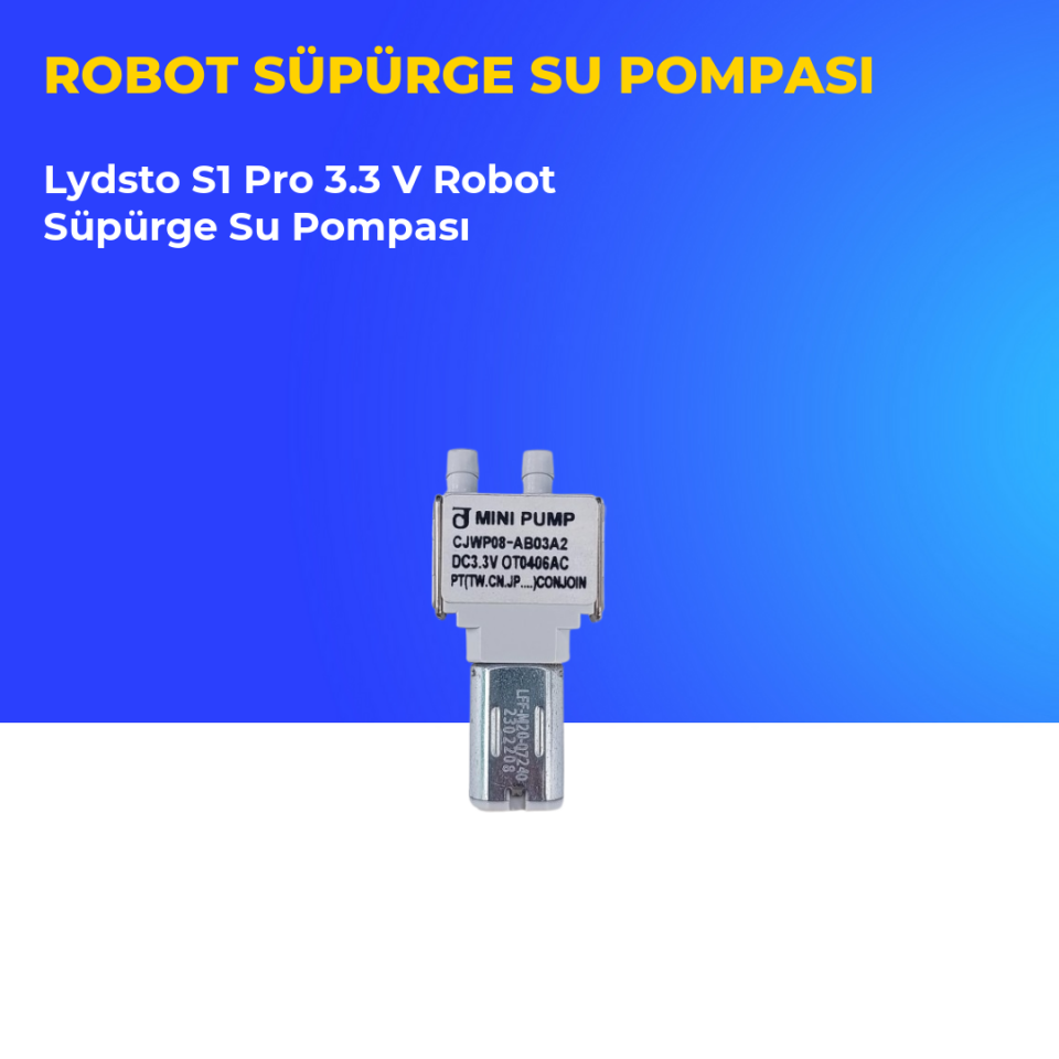 Lydsto S1 Pro 3.3 V Robot Süpürge Su Pompası