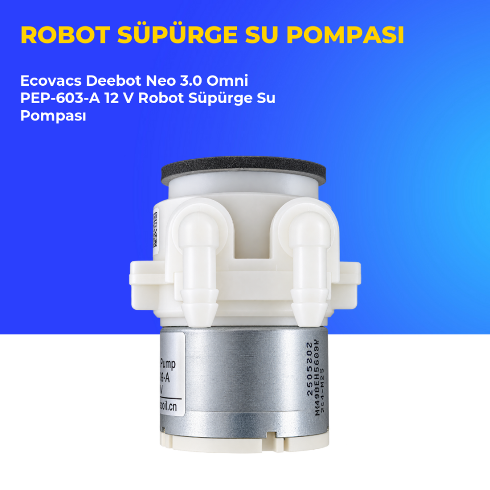 Ecovacs Deebot Neo 3.0 Omni PEP-603-A 12 V Robot Süpürge Su Pompası