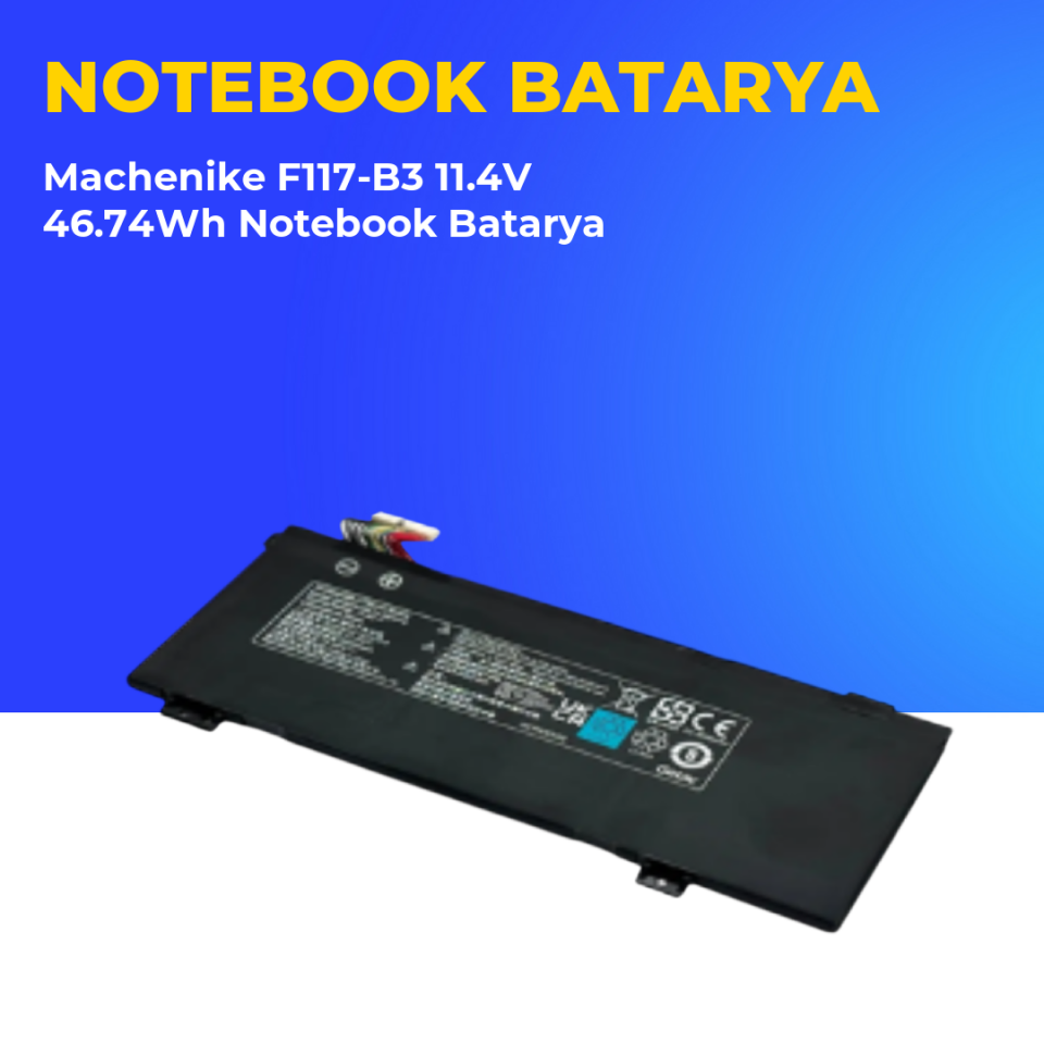 Machenike F117-B3 11.4V 46.74Wh Notebook Batarya