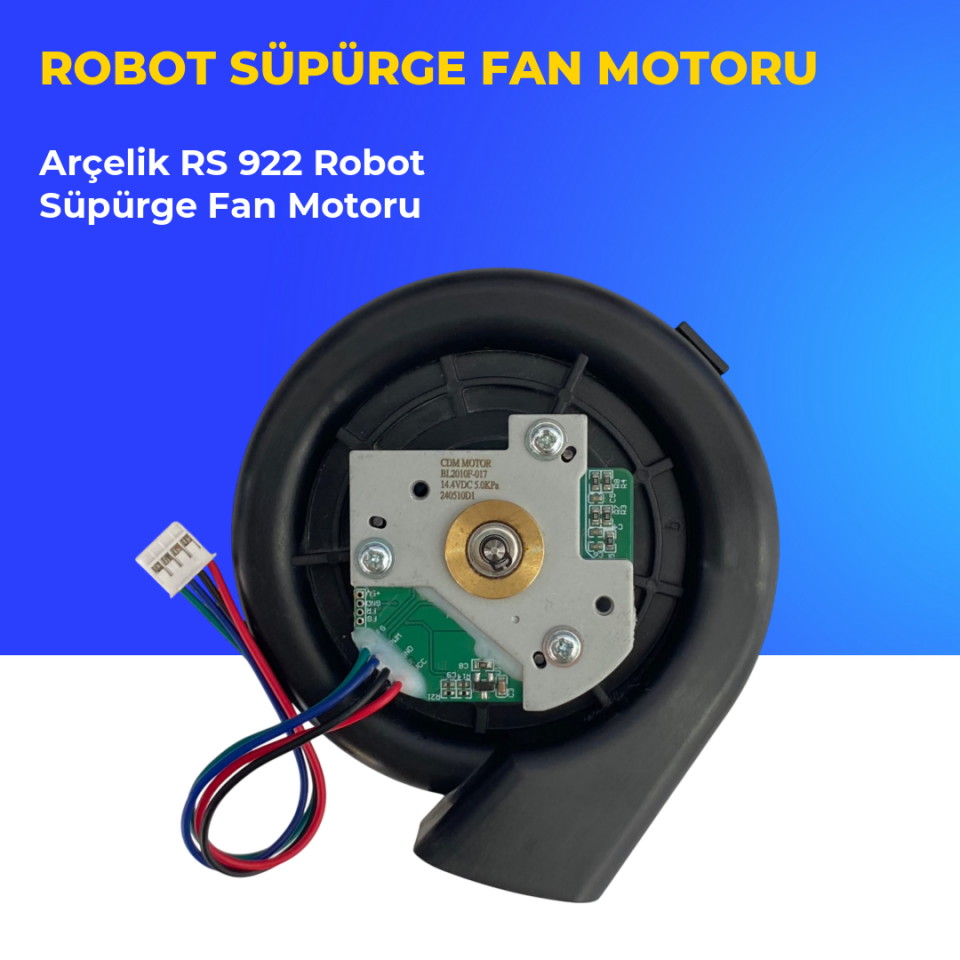 Arçelik RS 922 Robot Süpürge Fan Motoru