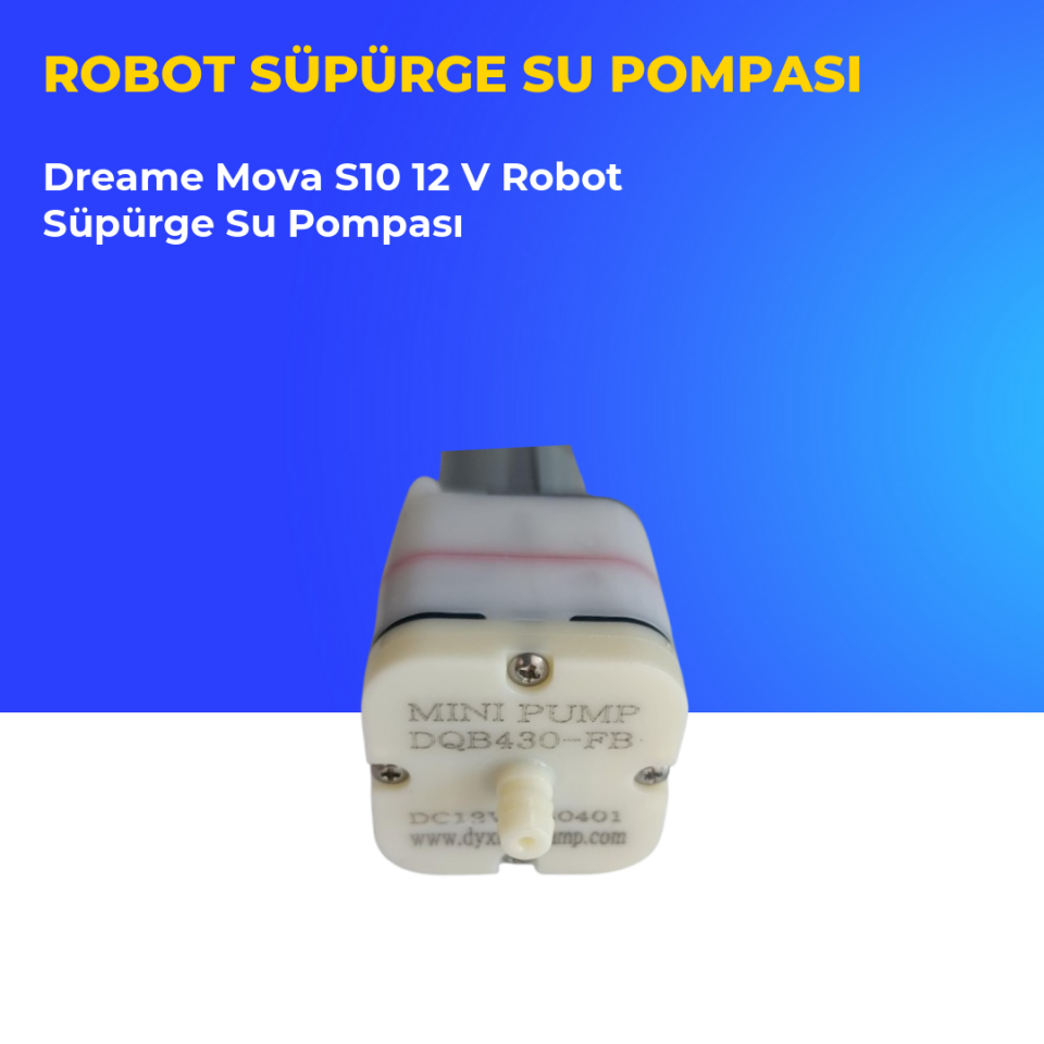 Dreame Mova S10 12 V Robot Süpürge Su Pompası