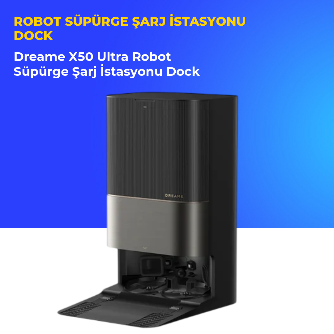 Dreame X50 Ultra Robot Süpürge Şarj İstasyonu Dock