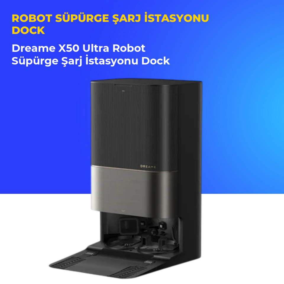 Dreame X50 Ultra Robot Süpürge Şarj İstasyonu Dock