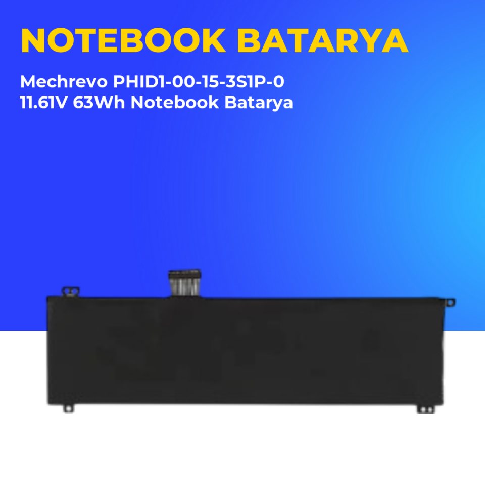 Mechrevo PHID1-00-15-3S1P-0 11.61V 63Wh Notebook Batarya