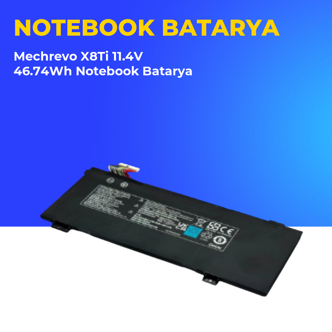 Mechrevo X8Ti 11.4V 46.74Wh Notebook Batarya