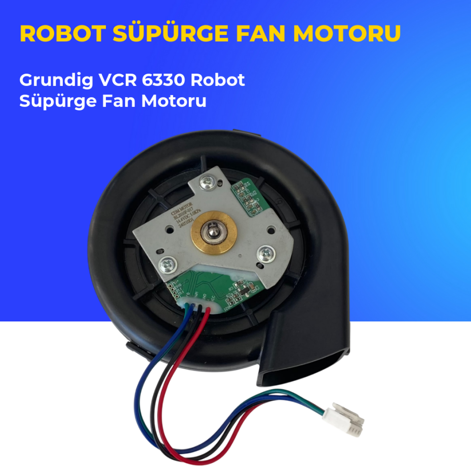 Grundig VCR 6330 Robot Süpürge Fan Motoru
