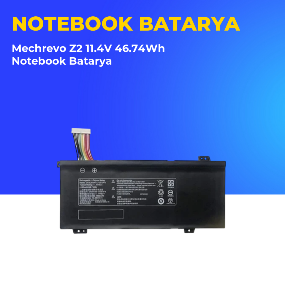 Mechrevo Z2 11.4V 46.74Wh Notebook Batarya
