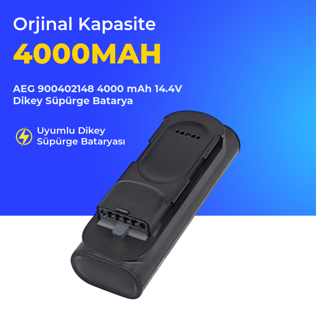 AEG 900402148 4000 mAh 14.4V Dikey Süpürge Batarya