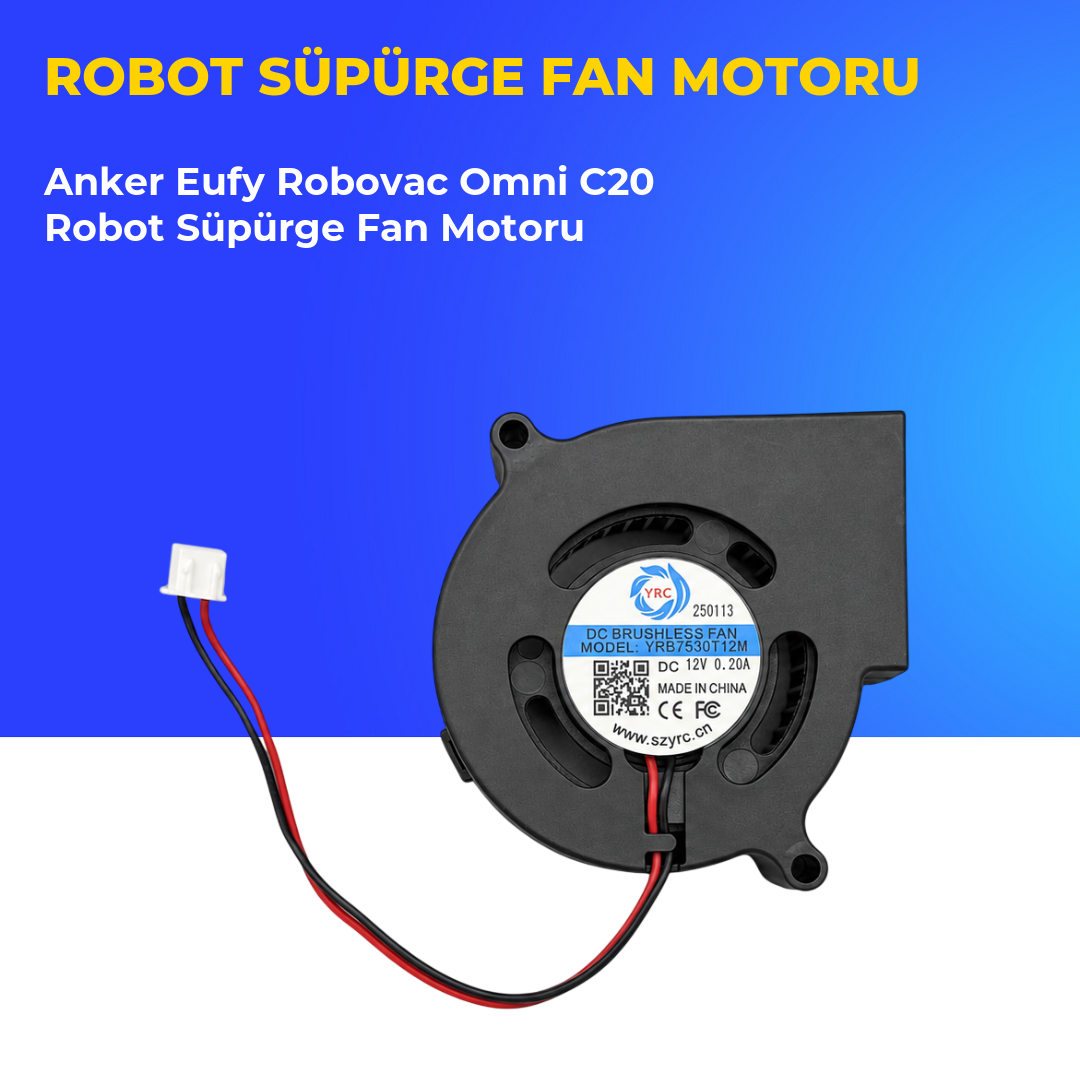 Anker Eufy Robovac Omni C20 Robot Süpürge Fan Motoru