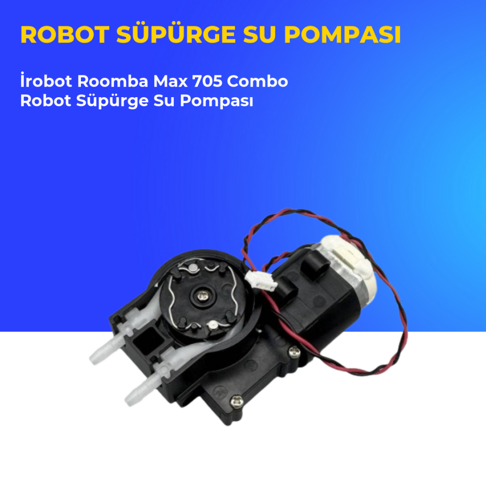 İrobot Roomba Max 705 Combo Robot Süpürge Su Pompası
