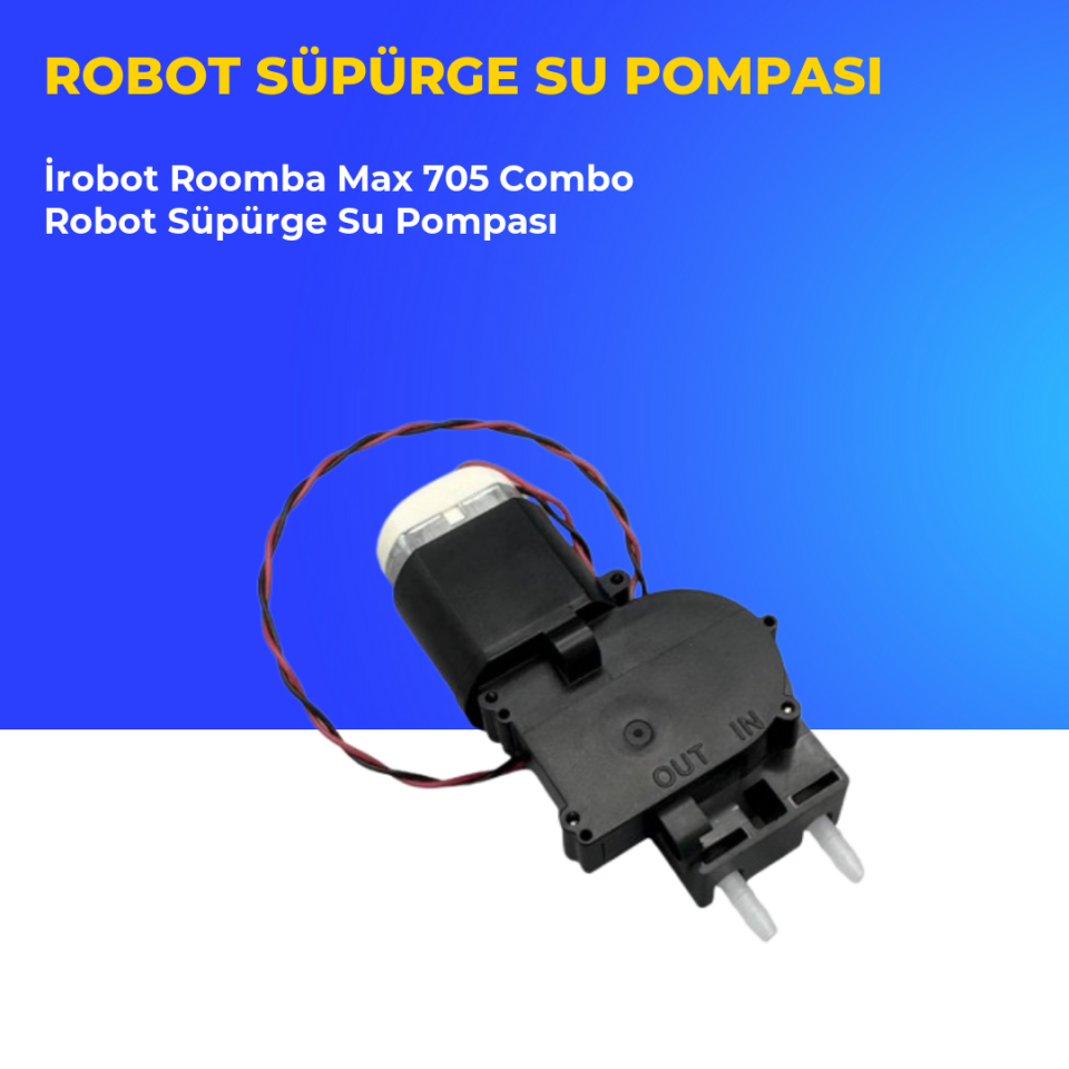 İrobot Roomba Max 705 Combo Robot Süpürge Su Pompası
