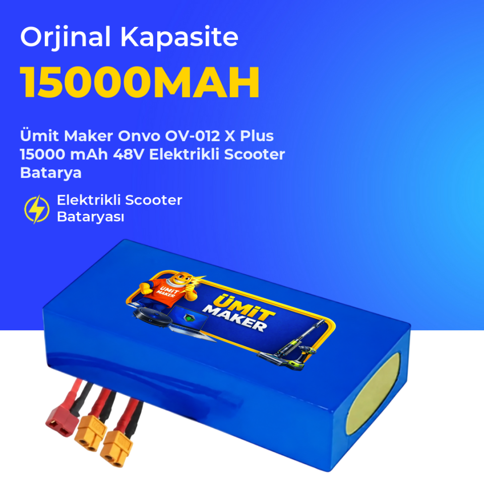 Onvo OV-012 X Plus 15000 mAh 48V Elektrikli Scooter Batarya