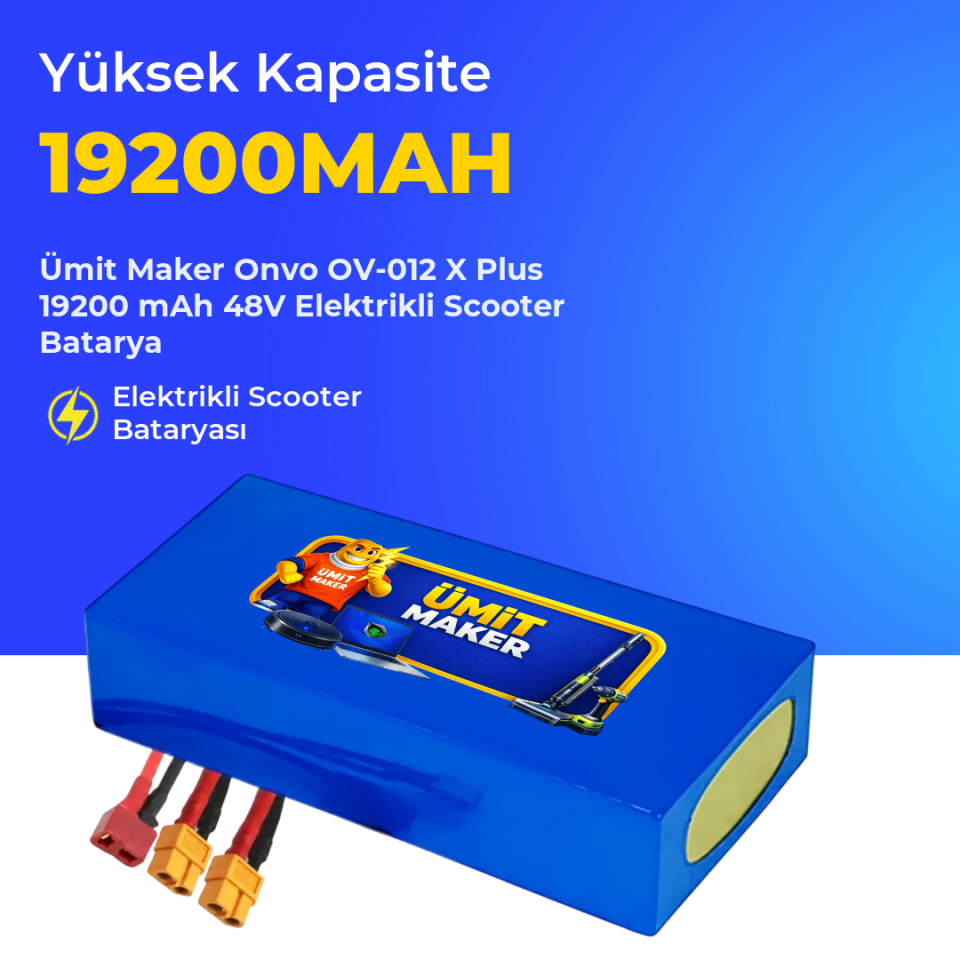 Onvo OV-012 X Plus 19200 mAh 48V Elektrikli Scooter Batarya