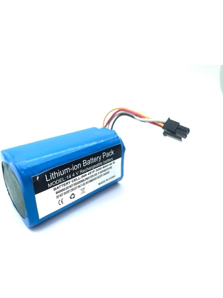 Midea M6 Robot Süpürge 3200 mAh 14.4 V Batarya – Orjinal Uyumlu Uzun Ömürlü, Yüksek Performans Pil