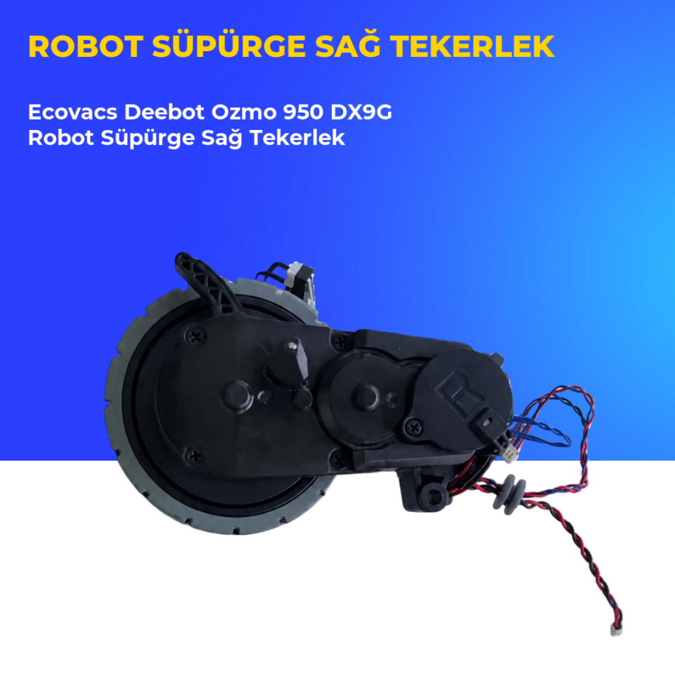 Ecovacs Deebot Ozmo 950 DX9G Robot Süpürge Sağ Tekerlek