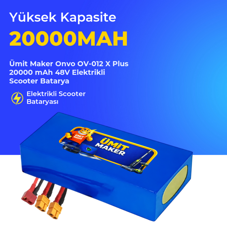 Onvo OV-012 X Plus 20000 mAh 48V Elektrikli Scooter Batarya