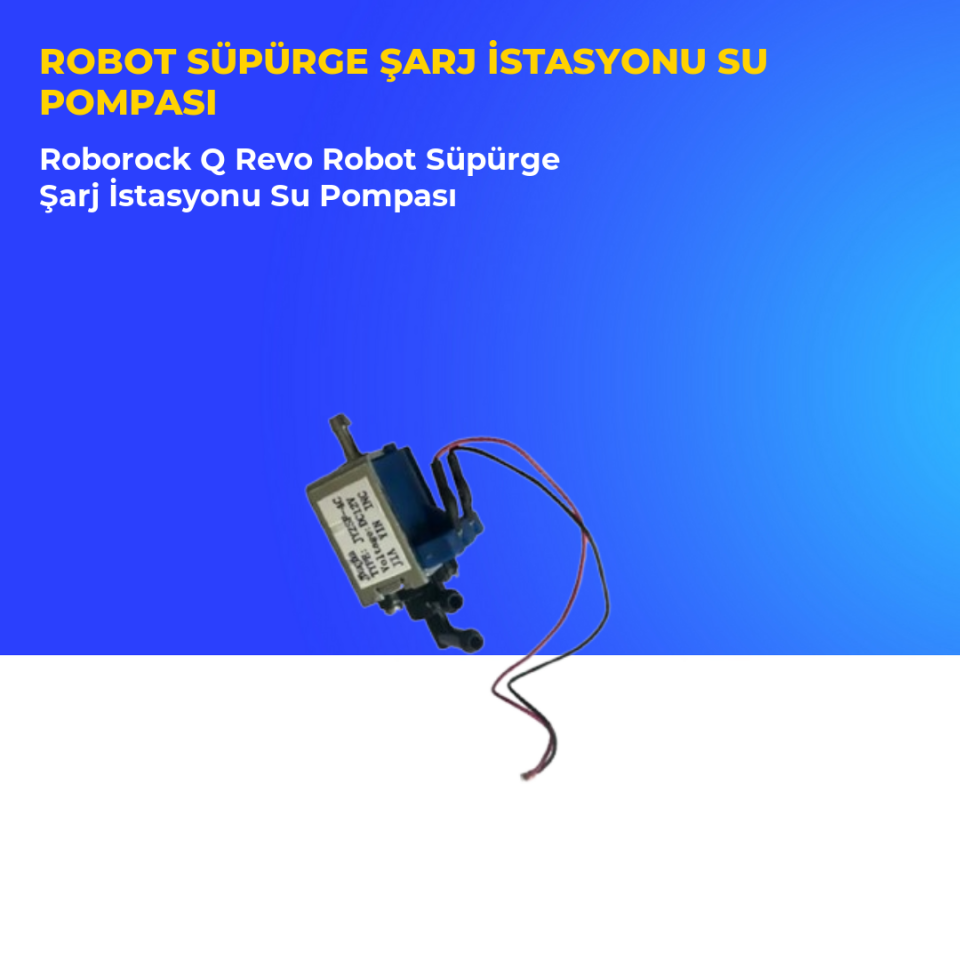 Roborock Q Revo Robot Süpürge Şarj İstasyonu Su Pompası