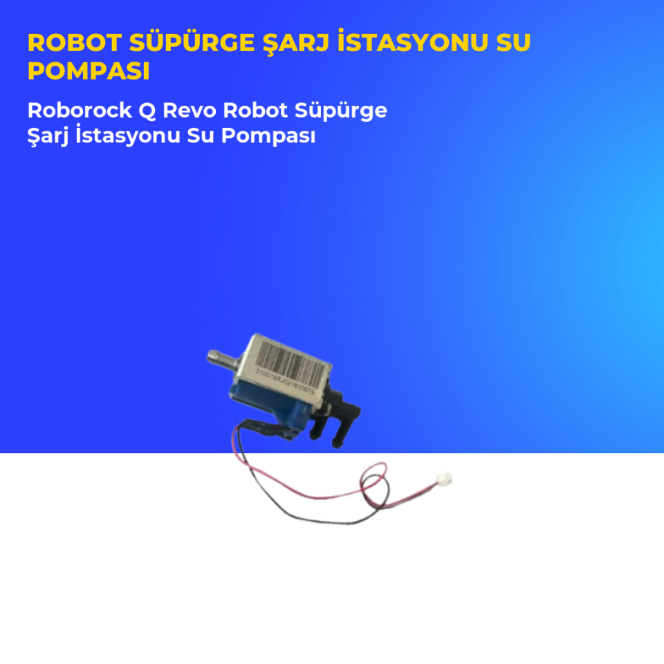 Roborock Q Revo Robot Süpürge Şarj İstasyonu Su Pompası
