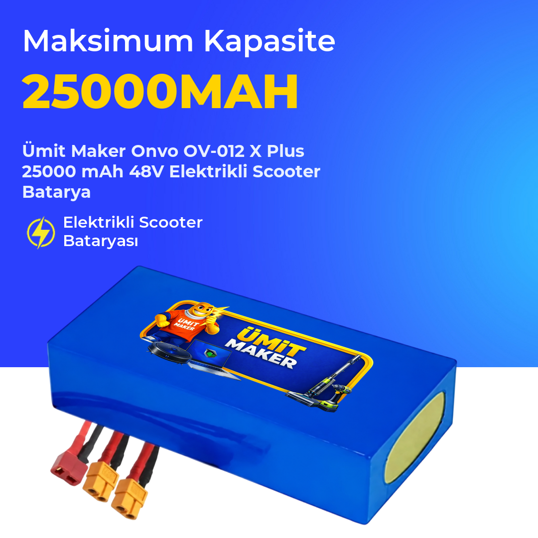 Onvo OV-012 X Plus 25000 mAh 48V Elektrikli Scooter Batarya