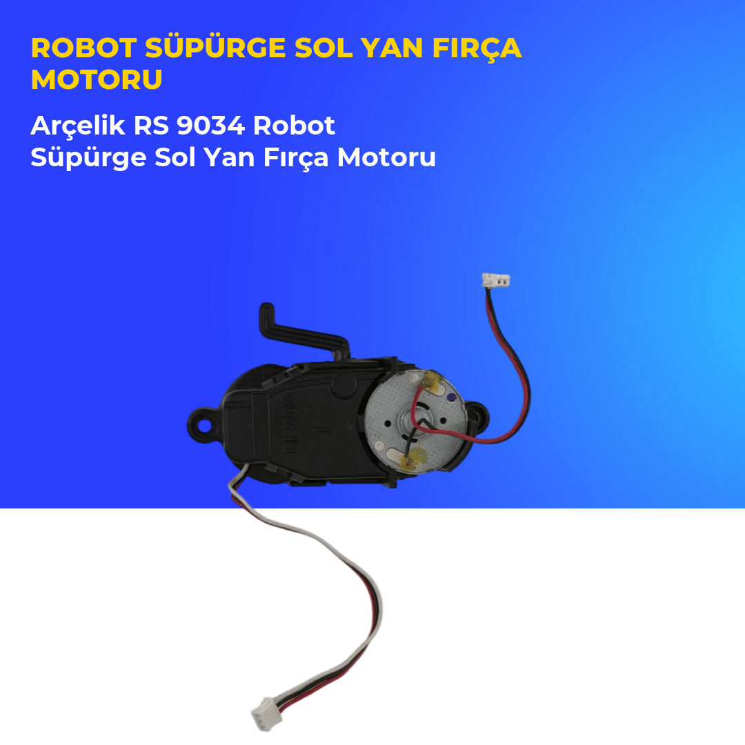 Arçelik RS 9034 Robot Süpürge Sol Yan Fırça Motoru