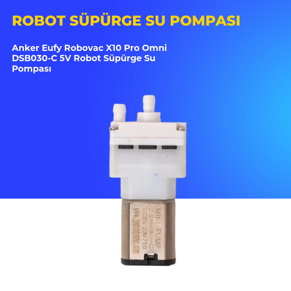 Anker Eufy Robovac X10 Pro Omni DSB030-C 5V Robot Süpürge Su Pompası