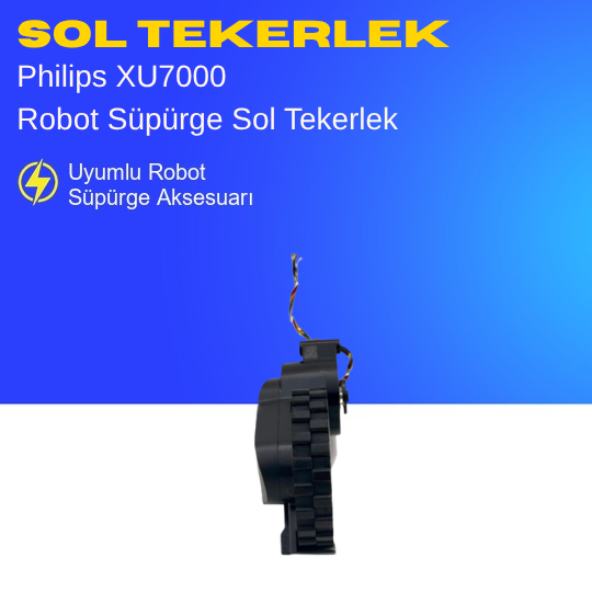 Philips XU7000 Robot Süpürge Sol Tekerlek