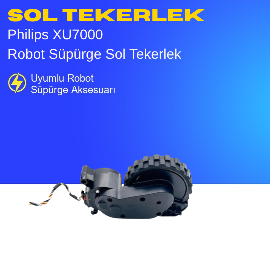 Philips XU7000 Robot Süpürge Sol Tekerlek