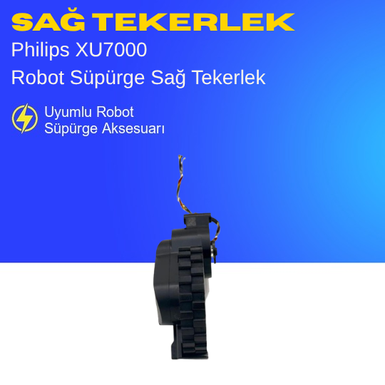 Philips XU7000 Robot Süpürge Sağ Tekerlek