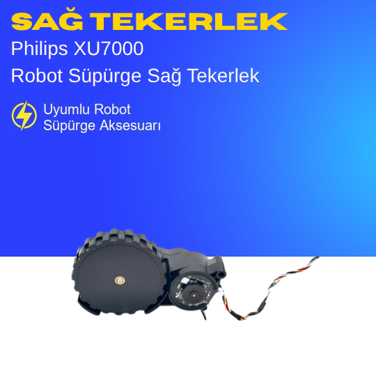Philips XU7000 Robot Süpürge Sağ Tekerlek