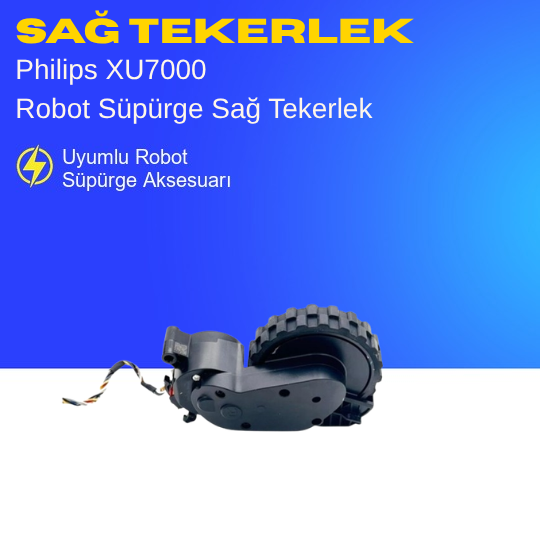 Philips XU7000 Robot Süpürge Sağ Tekerlek