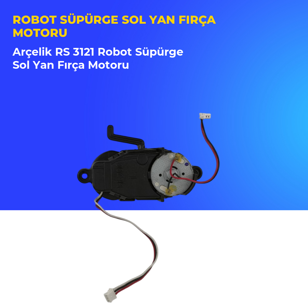 Arçelik RS 3121 Robot Süpürge Sol Yan Fırça Motoru