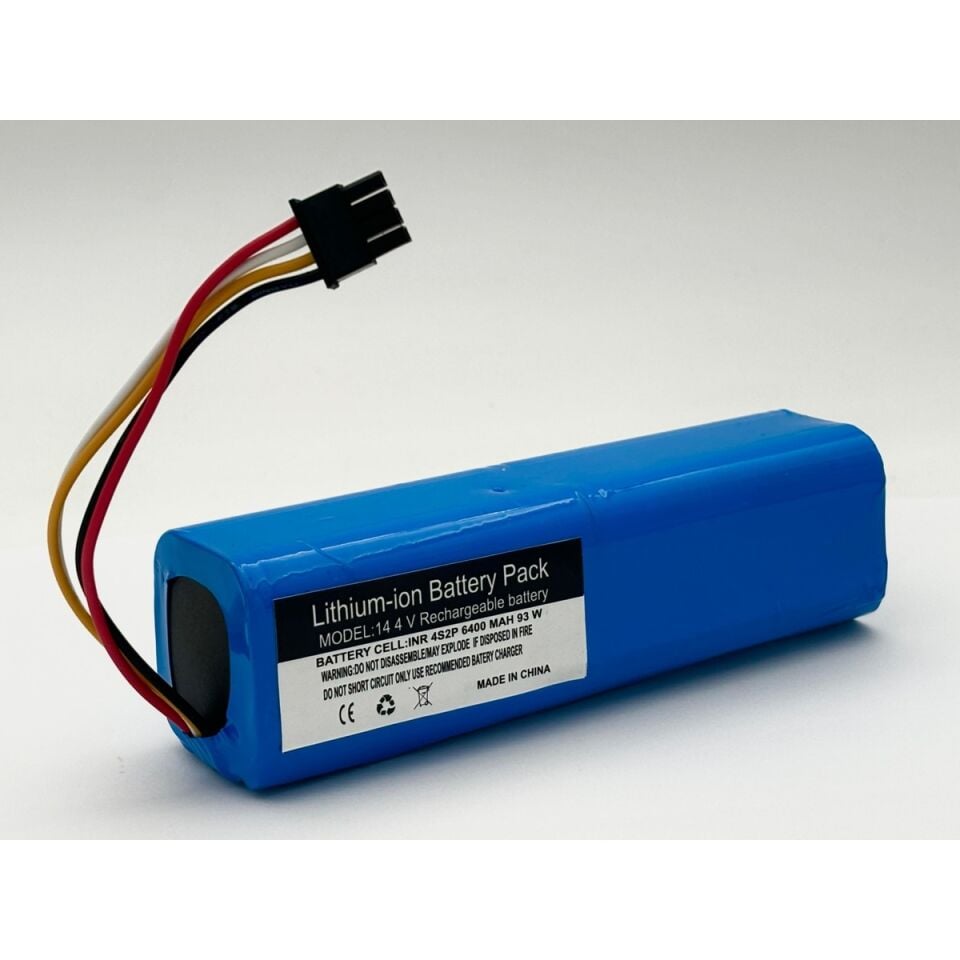 Xiaomi Mop 2 Pro Plus 3D Robot Süpürge 6400 mAh 14.4 V  Batarya – Orjinal Uyumlu Uzun Ömürlü, Yüksek Performans Pil