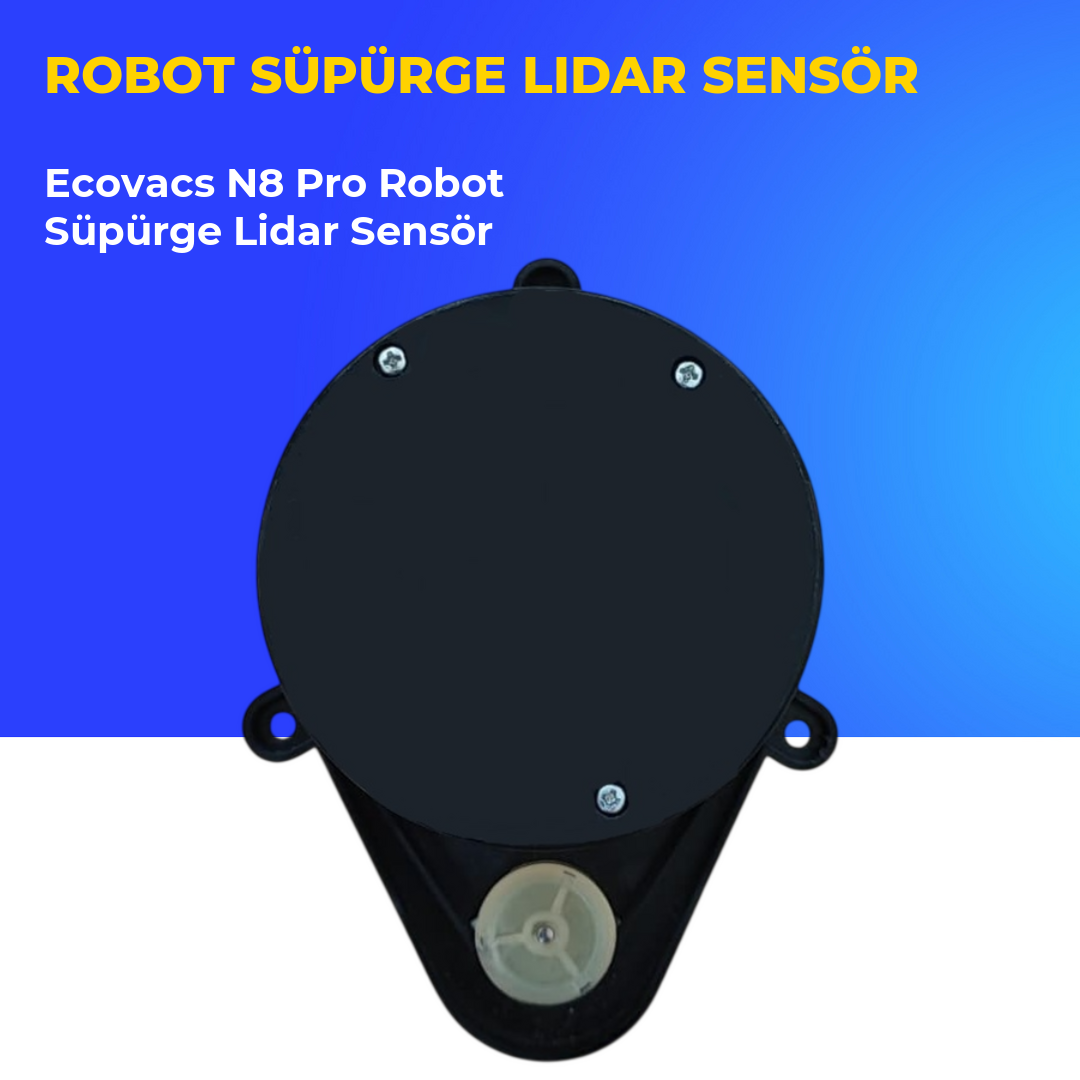 Ecovacs N8 Pro Robot Süpürge Lidar Sensör