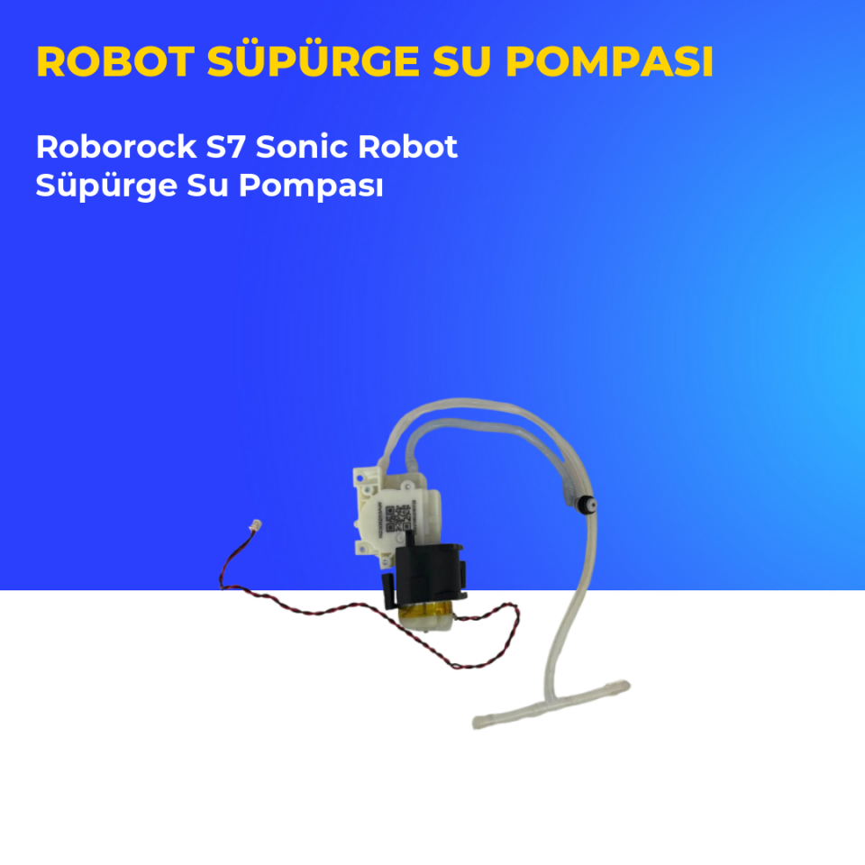 Roborock S7 Sonic Robot Süpürge Su Pompası