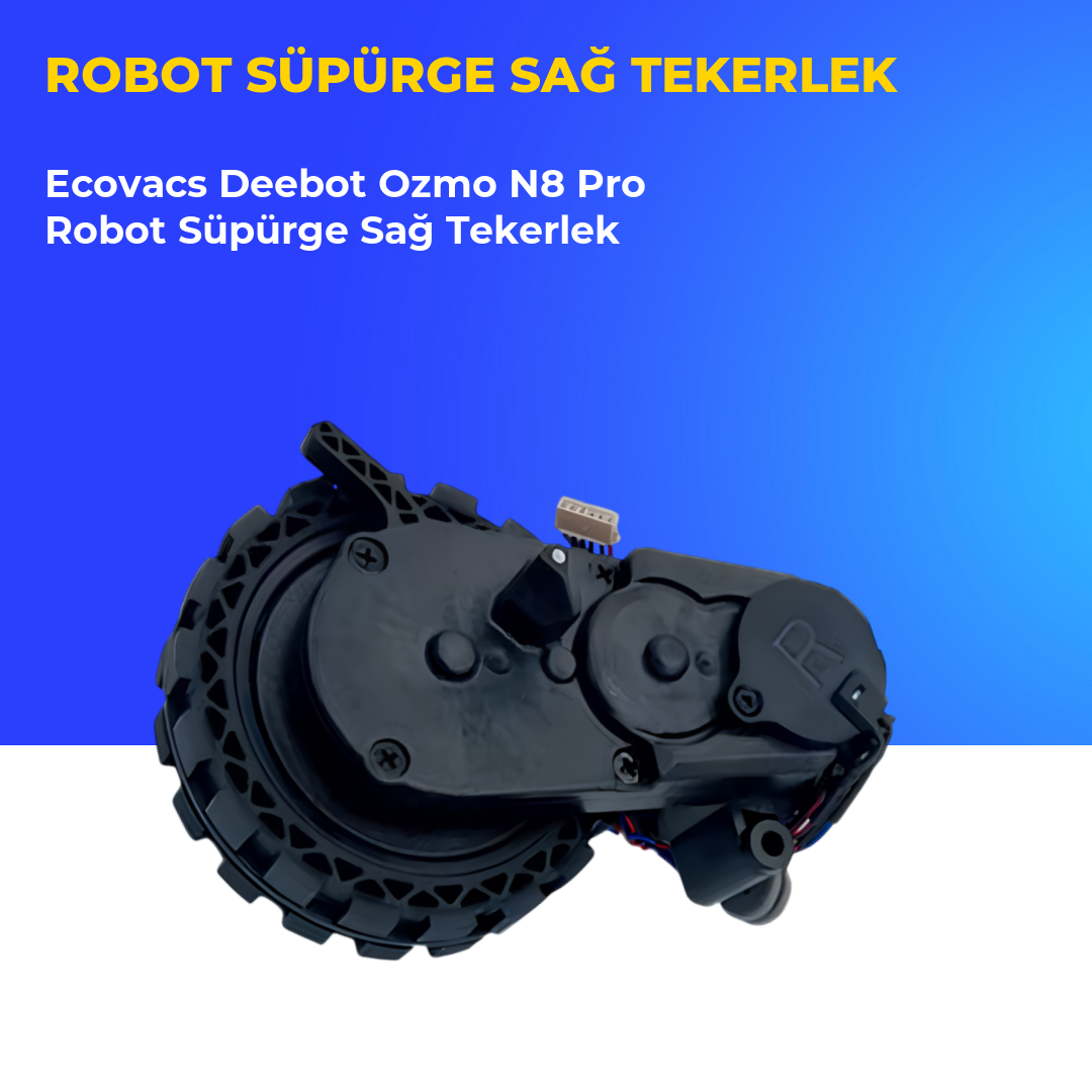 Ecovacs Deebot Ozmo N8 Pro Robot Süpürge Sağ Tekerlek